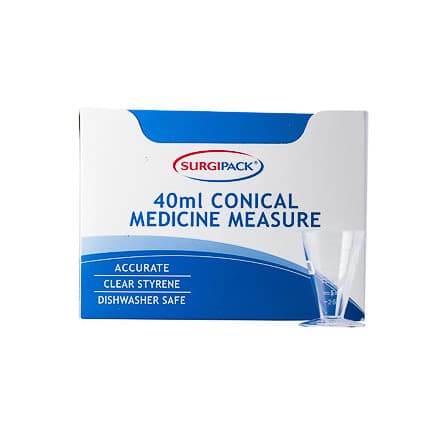Surgipack Medicine Measure Conical 48 - 9313776064192 are sold at Cincotta Discount Chemist. Buy online or shop in-store.