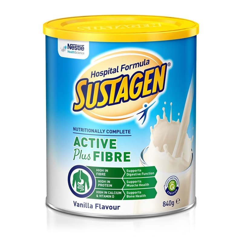 Sustagen Active +Fibre Vanilla 840g - 7613036083508 are sold at Cincotta Discount Chemist. Buy online or shop in-store.