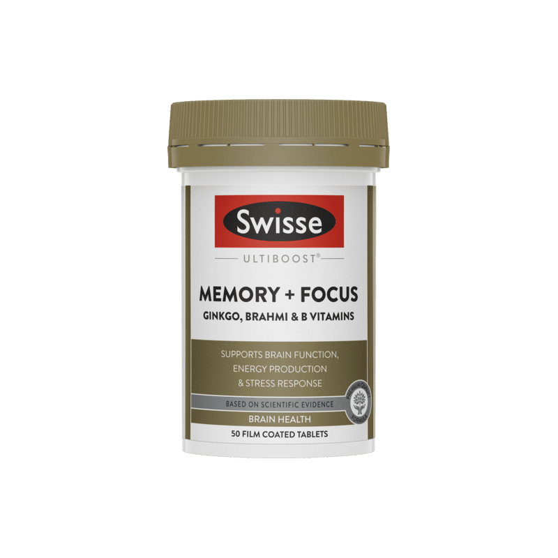 Swisse Ultiboost Memory+ Focus Tab 50 - 9311770588034 are sold at Cincotta Discount Chemist. Buy online or shop in-store.