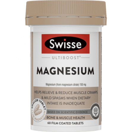 Swisse Ultiboost Magnesium Tablets 60 - 9311770588508 are sold at Cincotta Discount Chemist. Buy online or shop in-store.