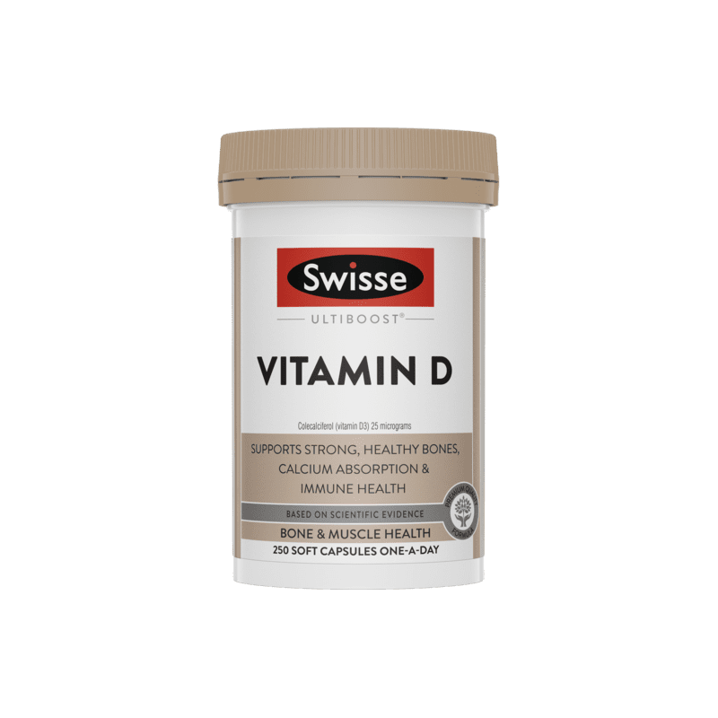 Swisse Ultiboost Vitamin D Capsule 250 - 9311770589246 are sold at Cincotta Discount Chemist. Buy online or shop in-store.