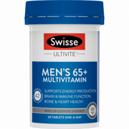 Swisse Ultivite Men 65+ Tablets 60 - 9311770589376 are sold at Cincotta Discount Chemist. Buy online or shop in-store.