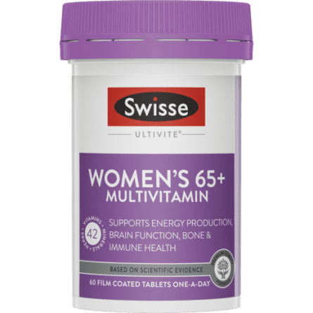 Swisse Women's Ultivite 65+ 60 Tablets - 9311770589369 are sold at Cincotta Discount Chemist. Buy online or shop in-store.