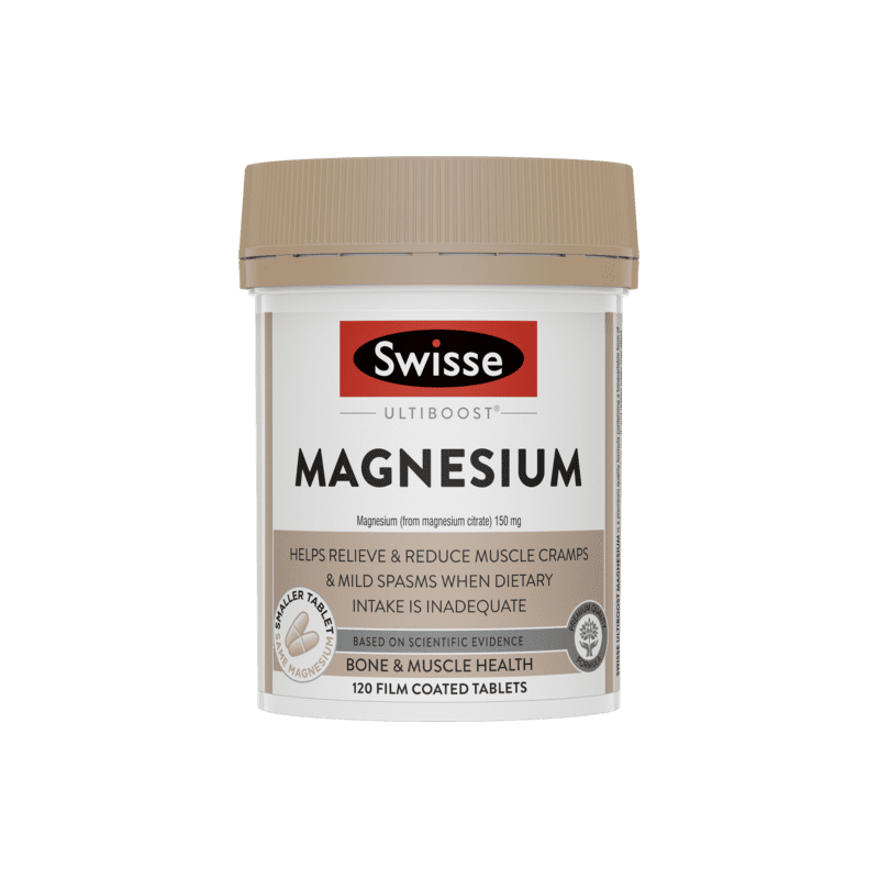Swisse Ultiboost Magnesium 120 Tablets - 9311770590006 are sold at Cincotta Discount Chemist. Buy online or shop in-store.