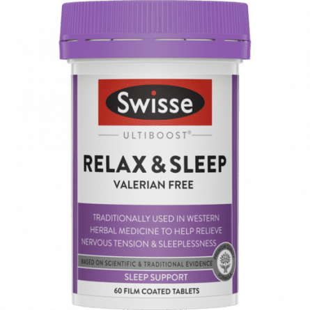 Swisse Ultiboost Relax & Sleep Tablets 60 - 9311770593199 are sold at Cincotta Discount Chemist. Buy online or shop in-store.