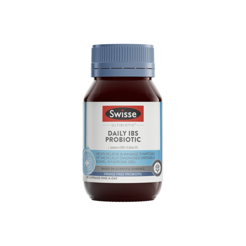 Swisse Ultibiotic Daily Ibs Probiotic Capsules 30 - 93555135 are sold at Cincotta Discount Chemist. Buy online or shop in-store.