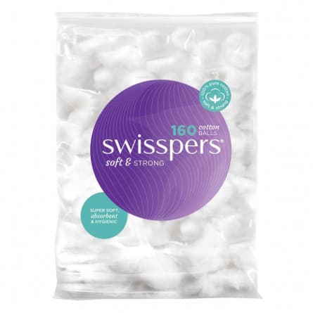 Swisspers Cotton Wool Balls 160pk - 9329414000712 are sold at Cincotta Discount Chemist. Buy online or shop in-store.