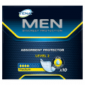 Tena Men Absorbent Protector Shields 4D Med 10 pack