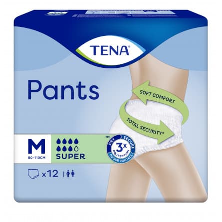 Buy Tena Pant Super Medium 12 pack online at Cincotta Discount Chemist