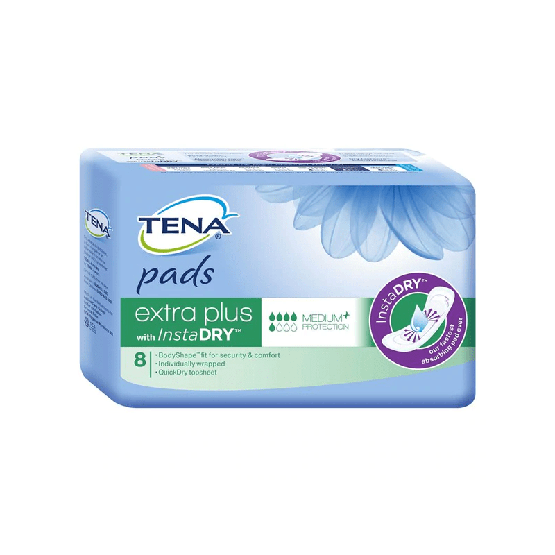 Tena Pad Extra Plus Insta-dry 8 pack - 7322540675863 are sold at Cincotta Discount Chemist. Buy online or shop in-store.