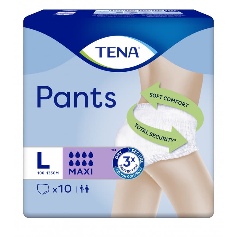 Tena Pant Maxi Large 10 pack - 7322540574913 are sold at Cincotta Discount Chemist. Buy online or shop in-store.