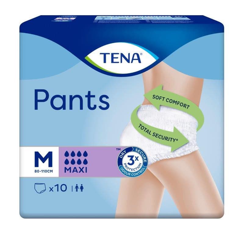 Tena Pants Maxi Medium 10 pack - 7322540574838 are sold at Cincotta Discount Chemist. Buy online or shop in-store.