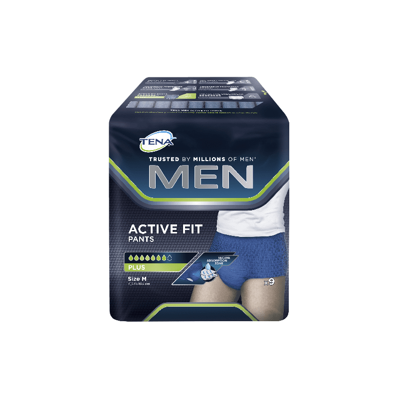 Tena Men Active Fit Pants 7D Med 9pk - 7322541106328 are sold at Cincotta Discount Chemist. Buy online or shop in-store.