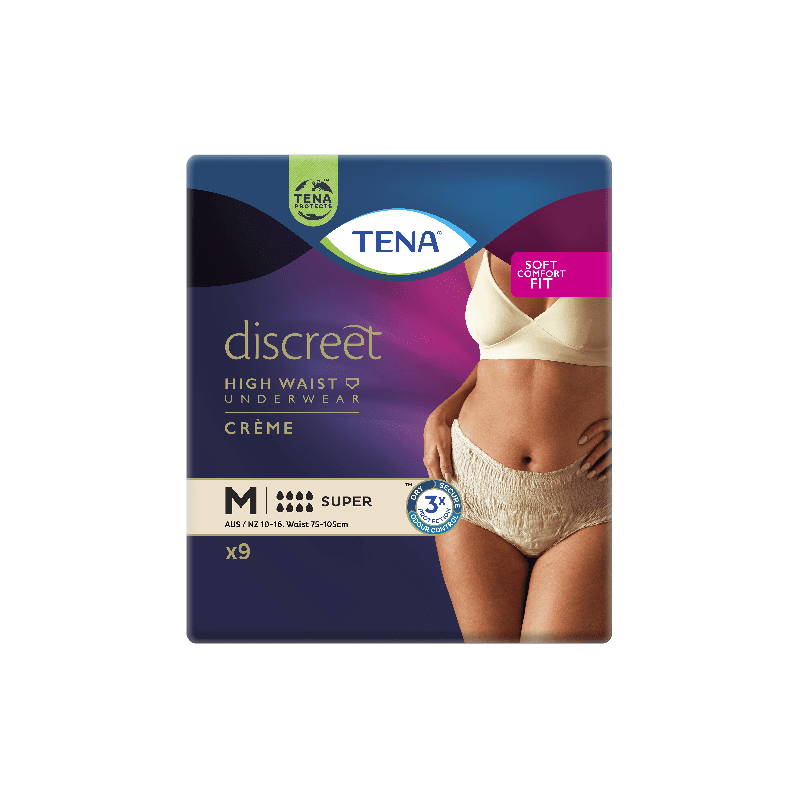 Tena Discreet CrÃ¨me Pants 8D Med 9pk - 7322541105055 are sold at Cincotta Discount Chemist. Buy online or shop in-store.