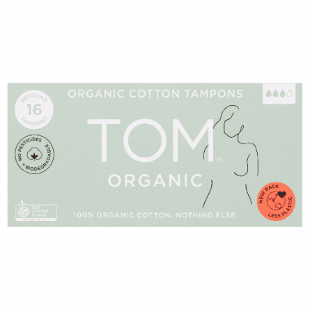 TOM Organic Regular Tampon 16 Pack - 9369999295745 are sold at Cincotta Discount Chemist. Buy online or shop in-store.