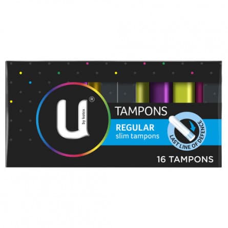 Buy U By Kotex Tampons Regular 16 pack online at Cincotta