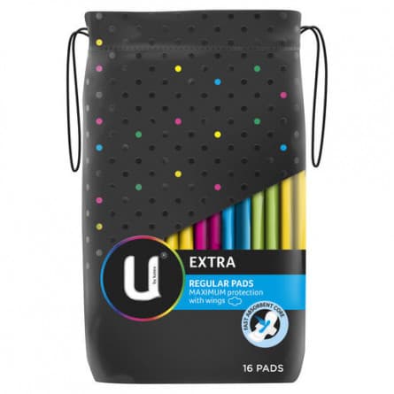 U by Kotex Pad Regular Wings 16 pack - 9310088005417 are sold at Cincotta Discount Chemist. Buy online or shop in-store.