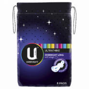 U By Kotex  Ultra Thin Overnight Long 8 pack - 9310088012385 are sold at Cincotta Discount Chemist. Buy online or shop in-store.