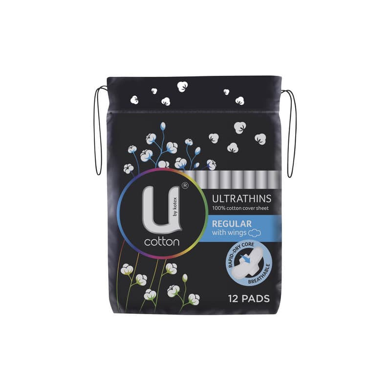 U by Kotex Ultra Thin Cotton Regular 12 Pack - 9310088013658 are sold at Cincotta Discount Chemist. Buy online or shop in-store.