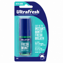 Ultrafresh Breath Spray Fresh Mint 12mL - 9310320035004 are sold at Cincotta Discount Chemist. Buy online or shop in-store.