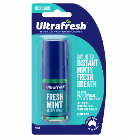 Ultrafresh Breath Spray Fresh Mint 12mL - 9310320035004 are sold at Cincotta Discount Chemist. Buy online or shop in-store.