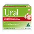 Ural Effervescent Powder Cranberry Sachets 28pk