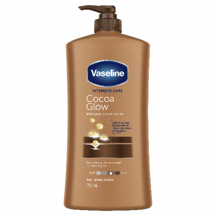 Vaseline Body Lotion Cocoa Glow 750mL - 9300663462803 are sold at Cincotta Discount Chemist. Buy online or shop in-store.