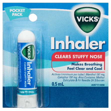 Vicks Inhaler 0.5mL - 9300618530045 are sold at Cincotta Discount Chemist. Buy online or shop in-store.