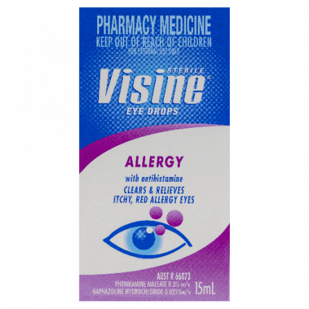 Visine Allergy Eye Drops 15mL - 9310059002315 are sold at Cincotta Discount Chemist. Buy online or shop in-store.