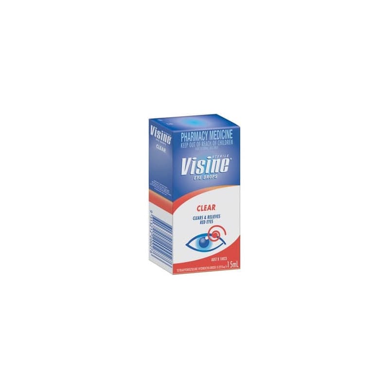 Visine Clear Eye Drops 15mL - 9310059002209 are sold at Cincotta Discount Chemist. Buy online or shop in-store.