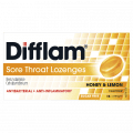 Difflam Lozenges Sugar Free Honey and Lemon 16 pk