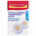 Elastoplast Transparent Hypoallergenic Spots 24 pk