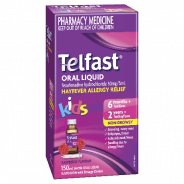Telfast Kids Oral Liquid 150mL - 9319733001958 are sold at Cincotta Discount Chemist. Buy online or shop in-store.