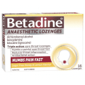 Betadine Sore Throat Honey & Lemon Lozenges 16