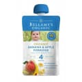 Bellamys Organic Banana & Apple Porridge Tube 120g