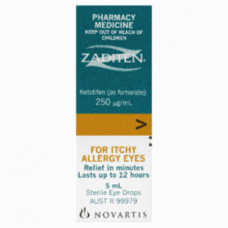 Zaditen Eye Drops 0.025% 5mL - 9319099016672 are sold at Cincotta Discount Chemist. Buy online or shop in-store.