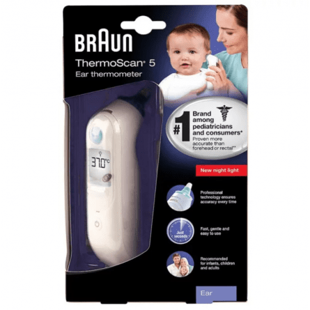 Braun ThermoScan 5 Ear Thermometer IRT 6030 - 4022167603098 are sold at Cincotta Discount Chemist. Buy online or shop in-store.