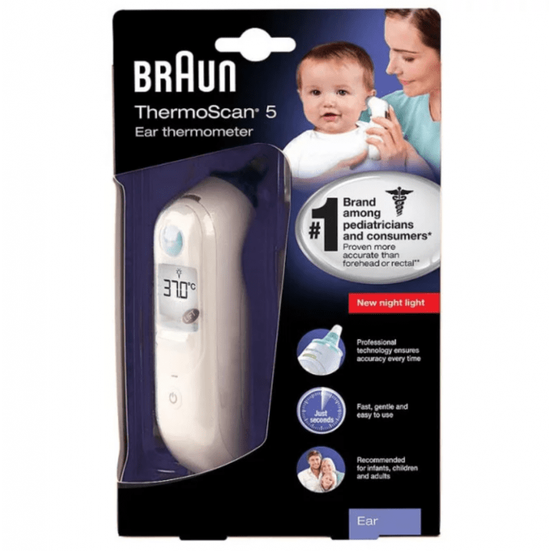Braun ThermoScan 5 Ear Thermometer IRT 6030 - 4022167603098 are sold at Cincotta Discount Chemist. Buy online or shop in-store.