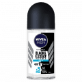 Nivea Men Blk&Wht Invisible Deodorant Antiperspirant Rollon Fresh 50mL