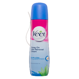 Buy Veet Spray On Hair Removal Cream For Sensitive Skin 150g at