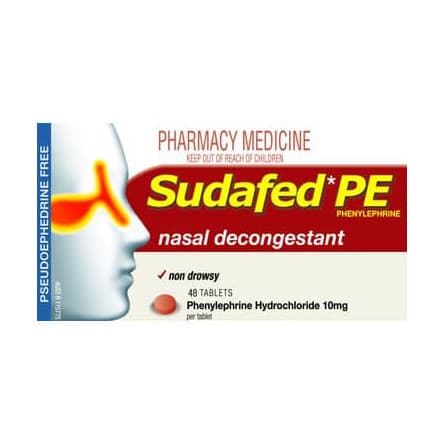 Sudafed Pe Nasal Decongestant 48 Tablets - 9310059064405 are sold at Cincotta Discount Chemist. Buy online or shop in-store.