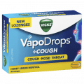 Vicks VapoDrops+Cough Honey Lemon Menthol 36 pack