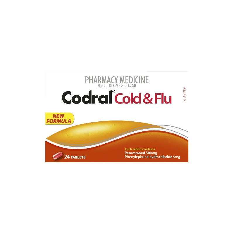 Codral PE Cold and Flu  24 Tablets pk - 9300607180480 are sold at Cincotta Discount Chemist. Buy online or shop in-store.