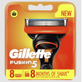 Gillette Fusion5 Manual Refill Blades 8pk