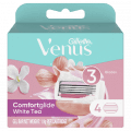 Gillette Venus Comfortglide White Tea Refill Blades 4 pack