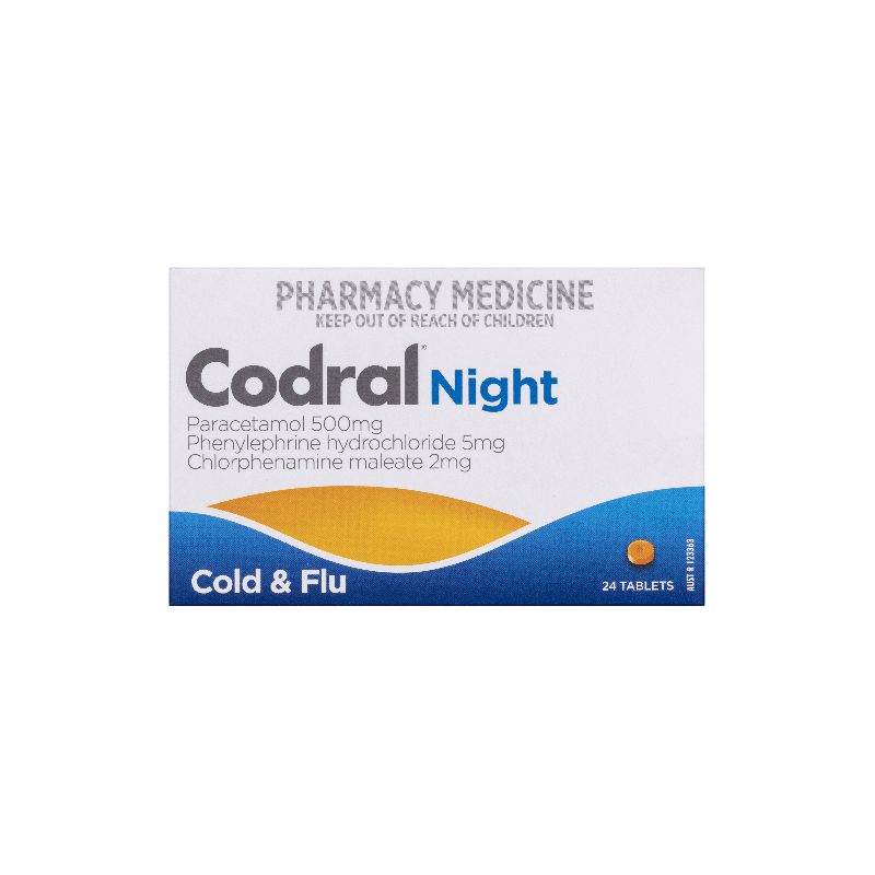 Codral Nightime Pe ColdandFlu  24 Tablets - 9310059062470 are sold at Cincotta Discount Chemist. Buy online or shop in-store.