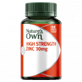 Natures Own High Strength Zinc 30mg Tablets 120