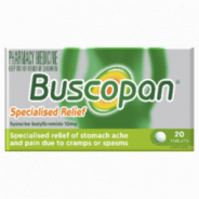 Buscopan Tablets 20 - 9351791000023 are sold at Cincotta Discount Chemist. Buy online or shop in-store.
