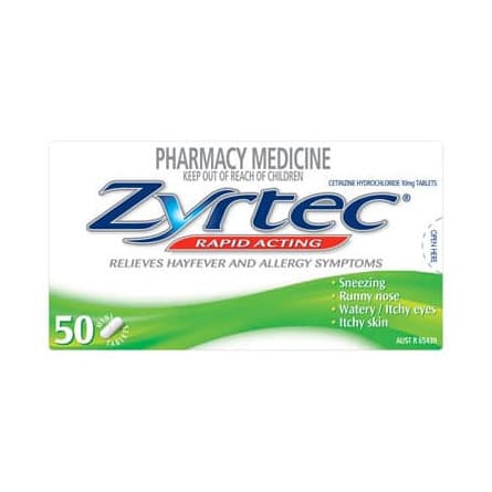 Zyrtec 50 Tablets - 9310059010341 are sold at Cincotta Discount Chemist. Buy online or shop in-store.