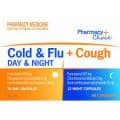 Pharmacy Choice Cold Flu + Cough Day Night 48 Capsules
